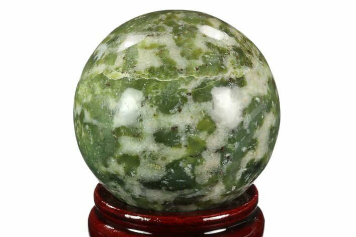 Polished Serpentine Sphere - Pakistan #124317